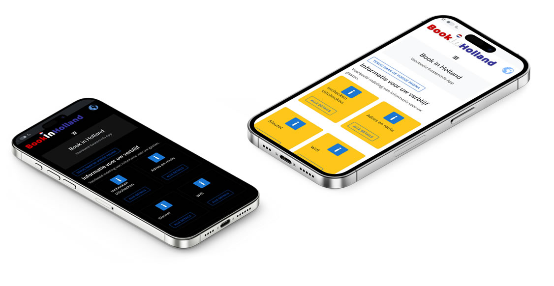 book in Holland gasteninfo App